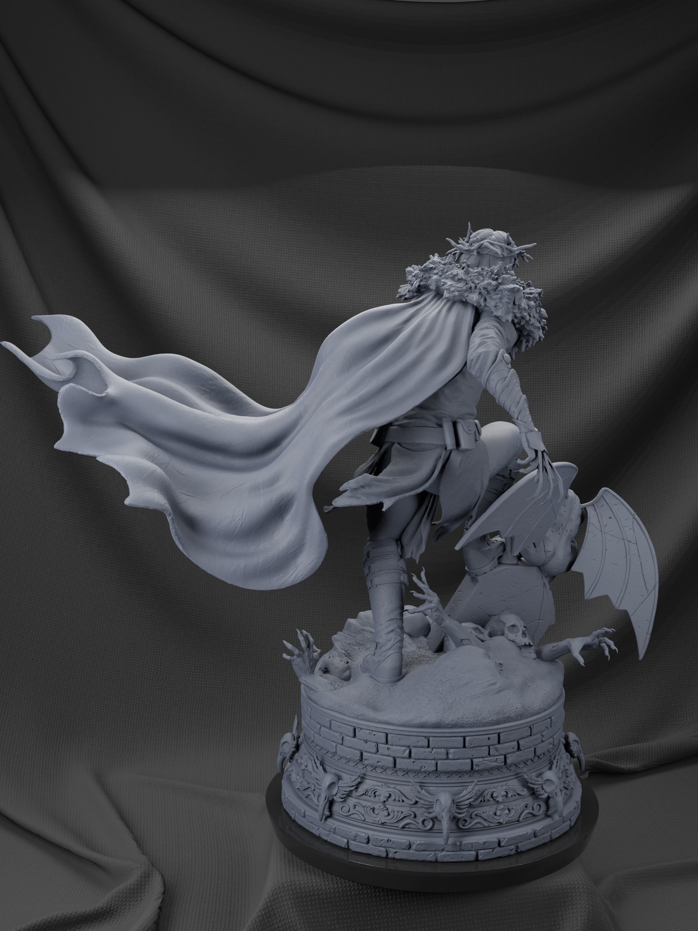 Robin King Statue 3D print model_4