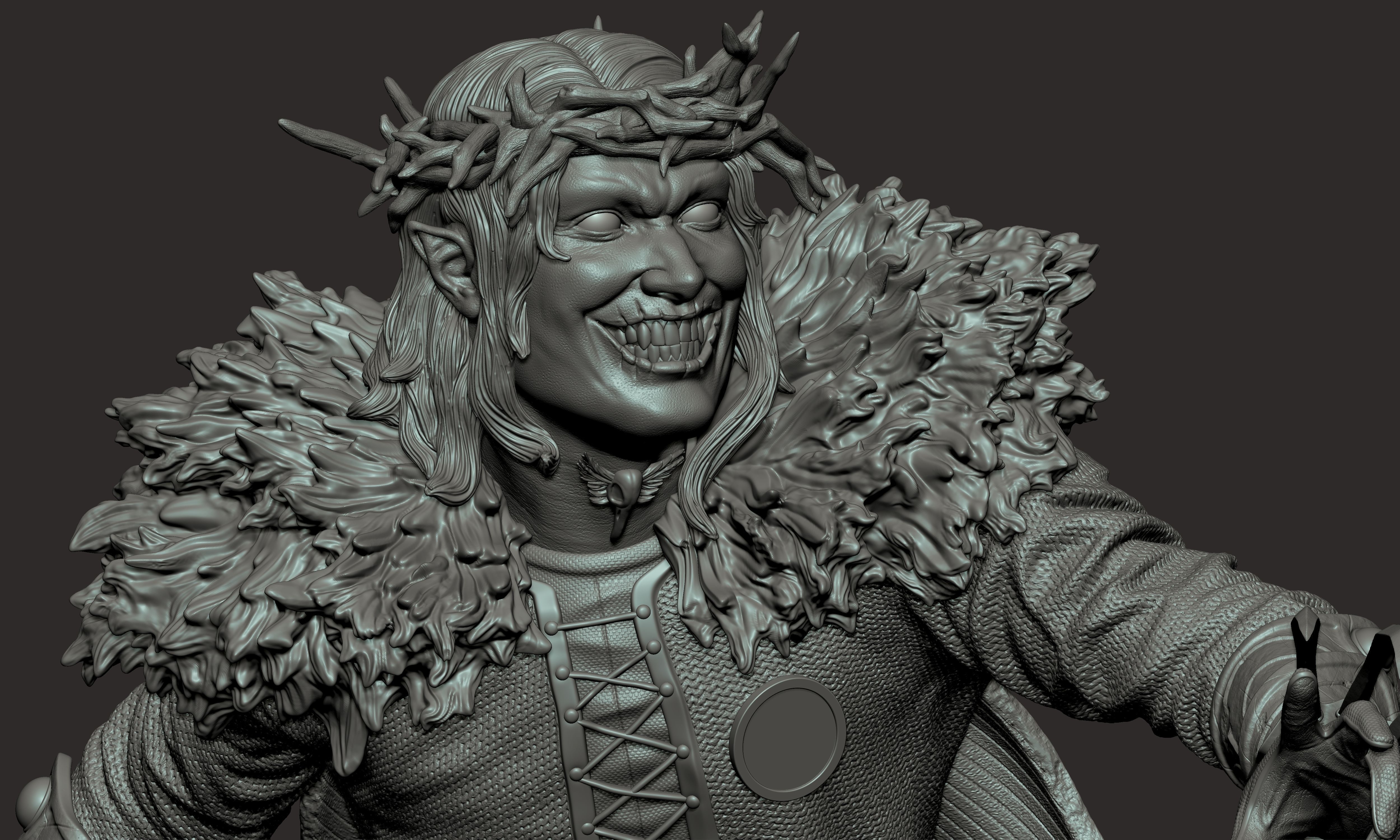 Robin King Statue 3D print model_11