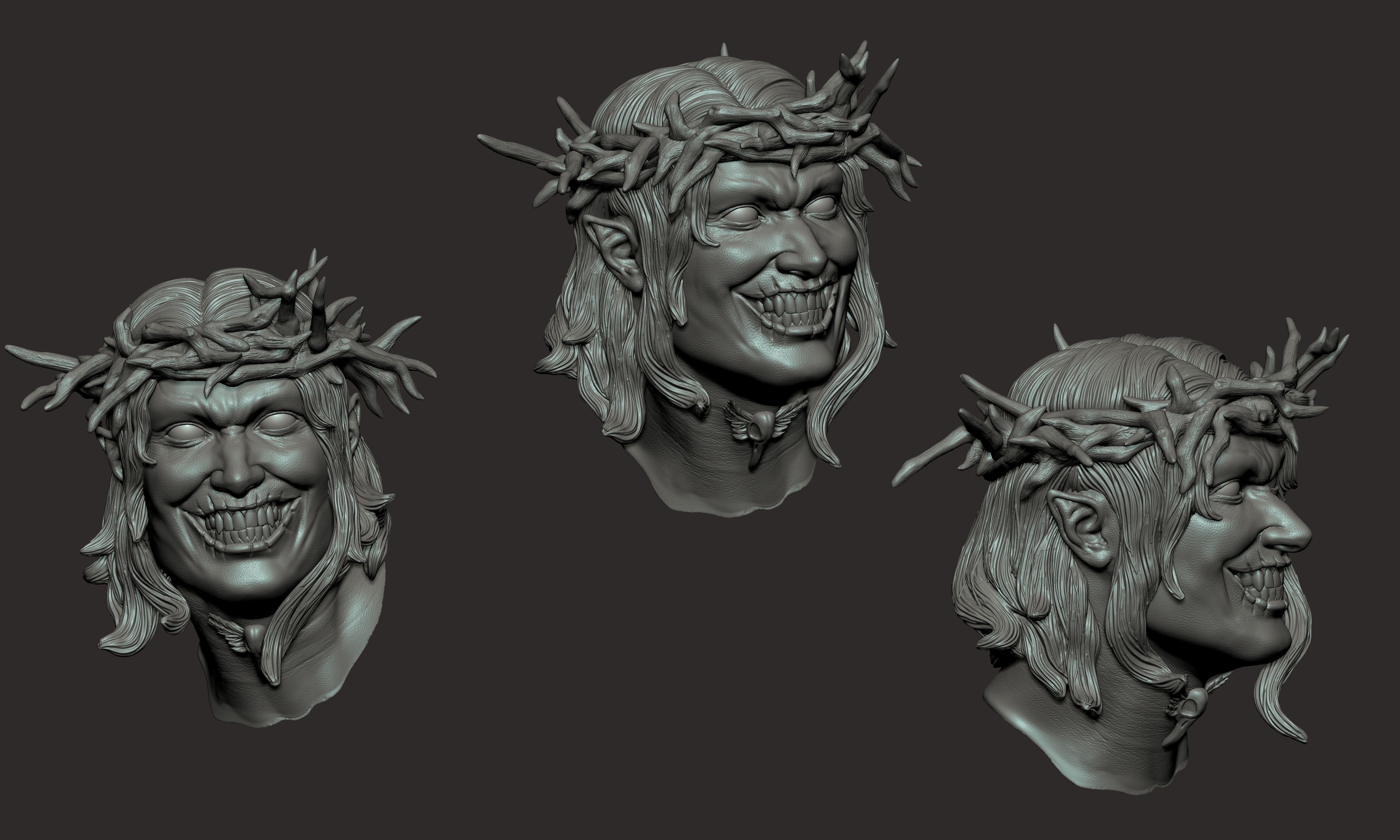 Robin King Statue 3D print model_13