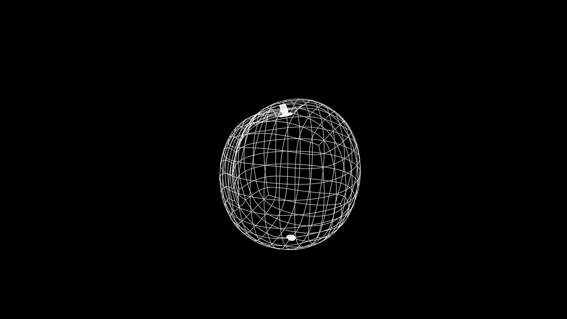 Apricot Low-poly 3D model_7