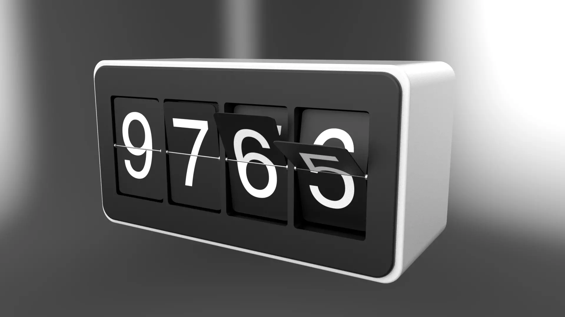 number counter 3D model_0