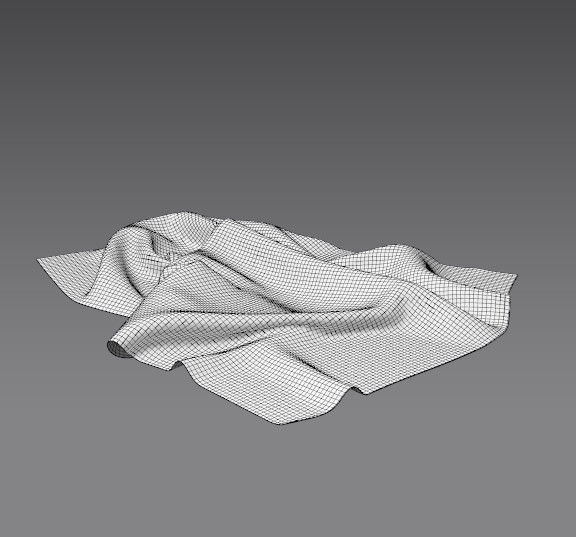 Cloth FBX 890 Low-poly 3D model_2