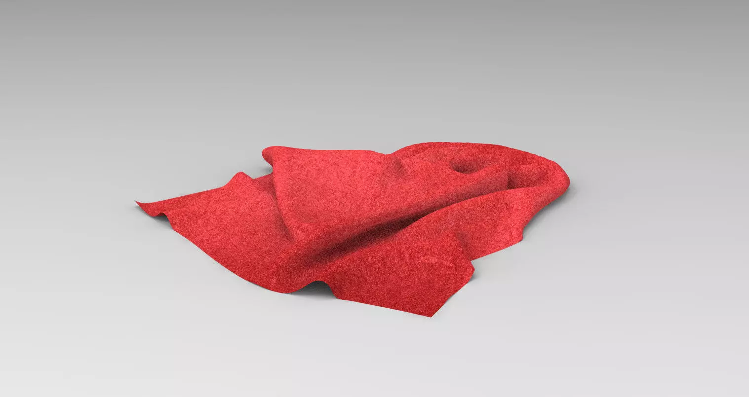 Cloth FBX 890 Low-poly 3D model_0