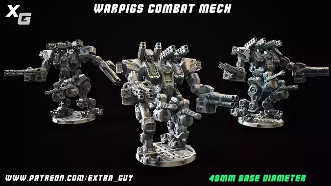 Warpig Class Medium Frame 48mm base 3DPrintable