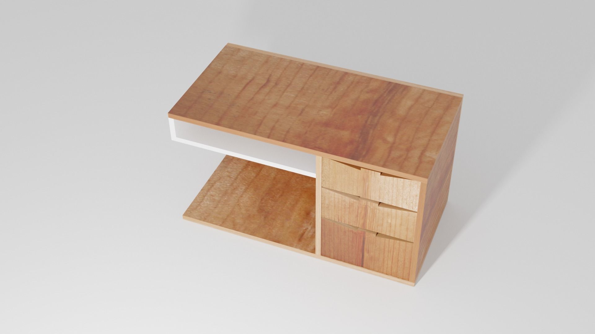 3D Old Classic table 3D model_3