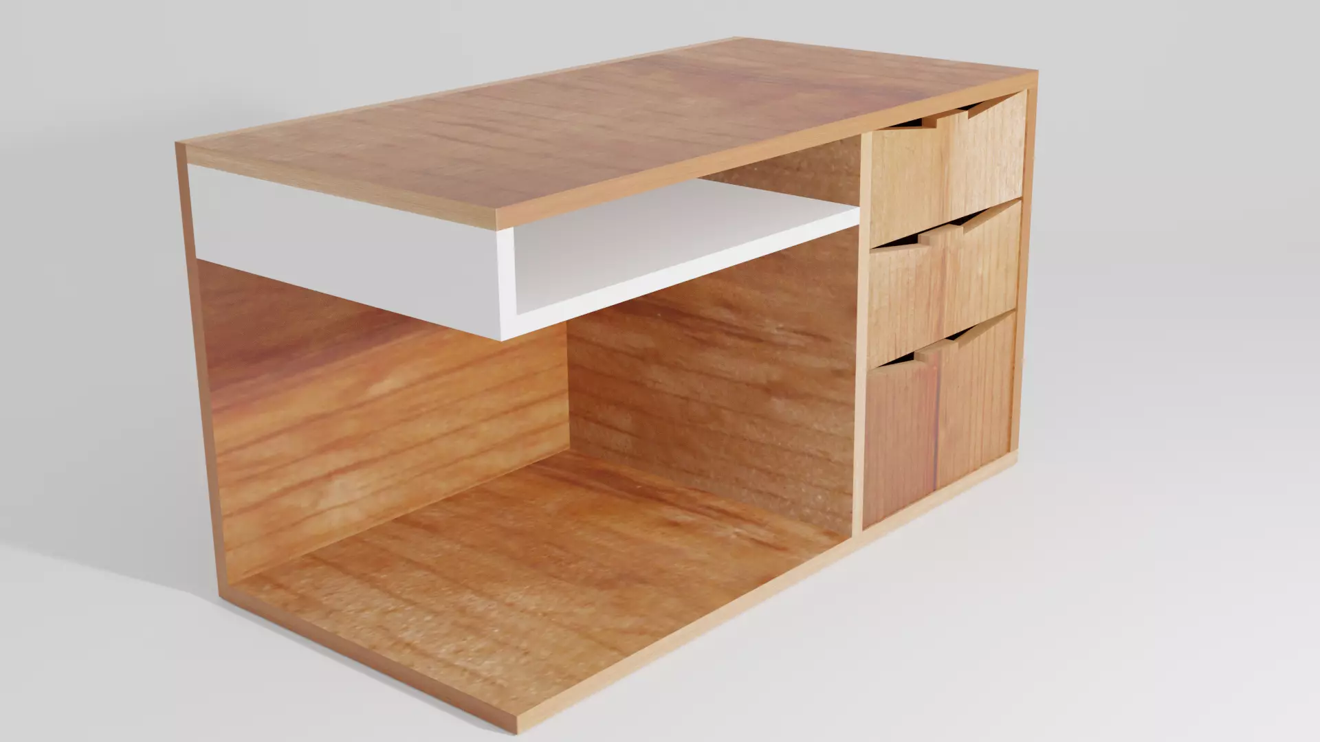 3D Old Classic table 3D model_0