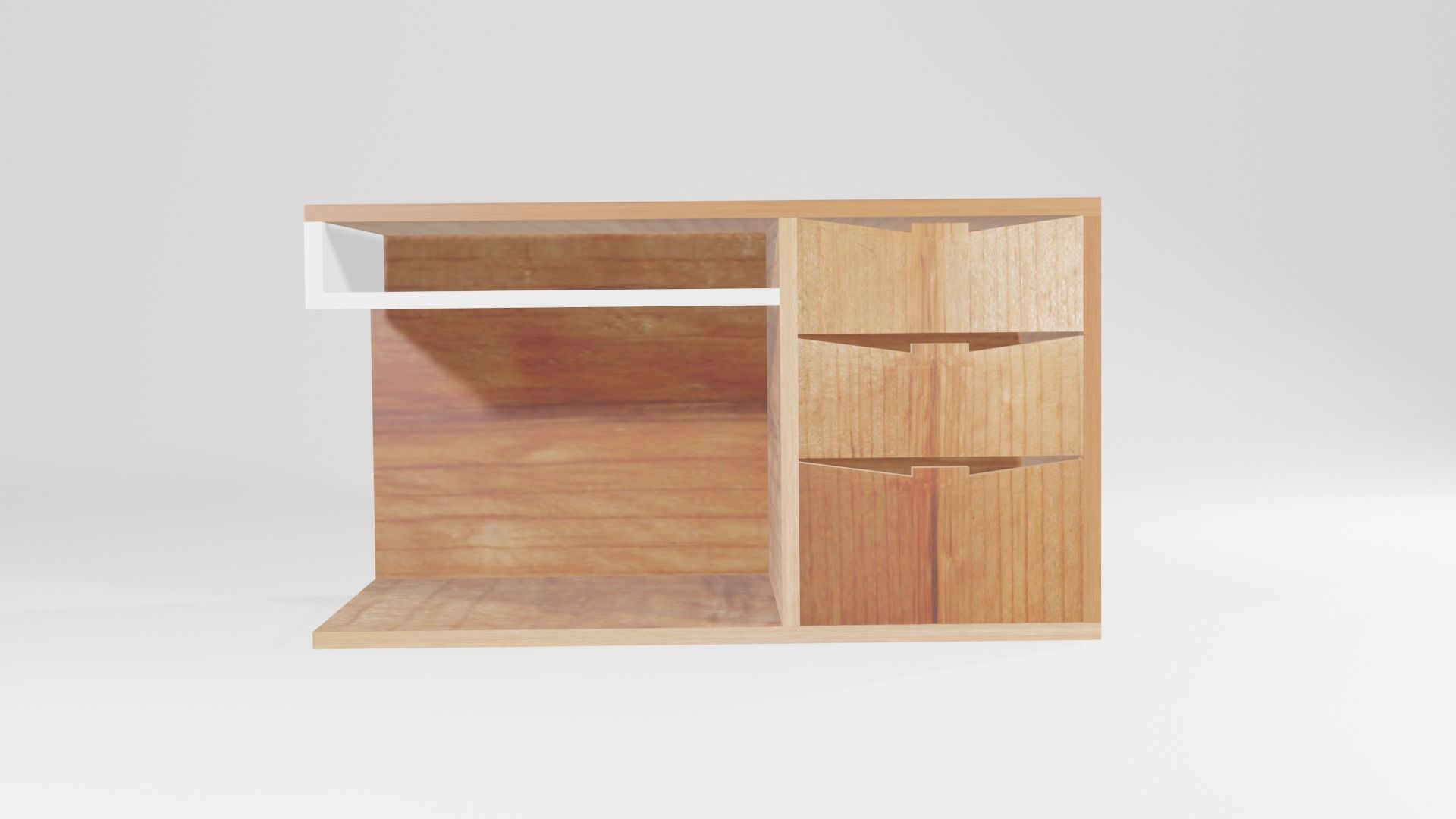 3D Old Classic table 3D model_4