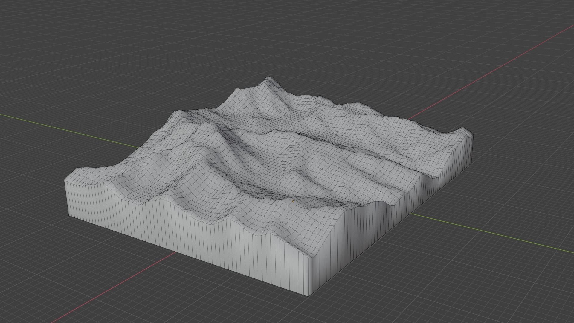 Baltistan Peak Mountain Low-poly 3D model_7