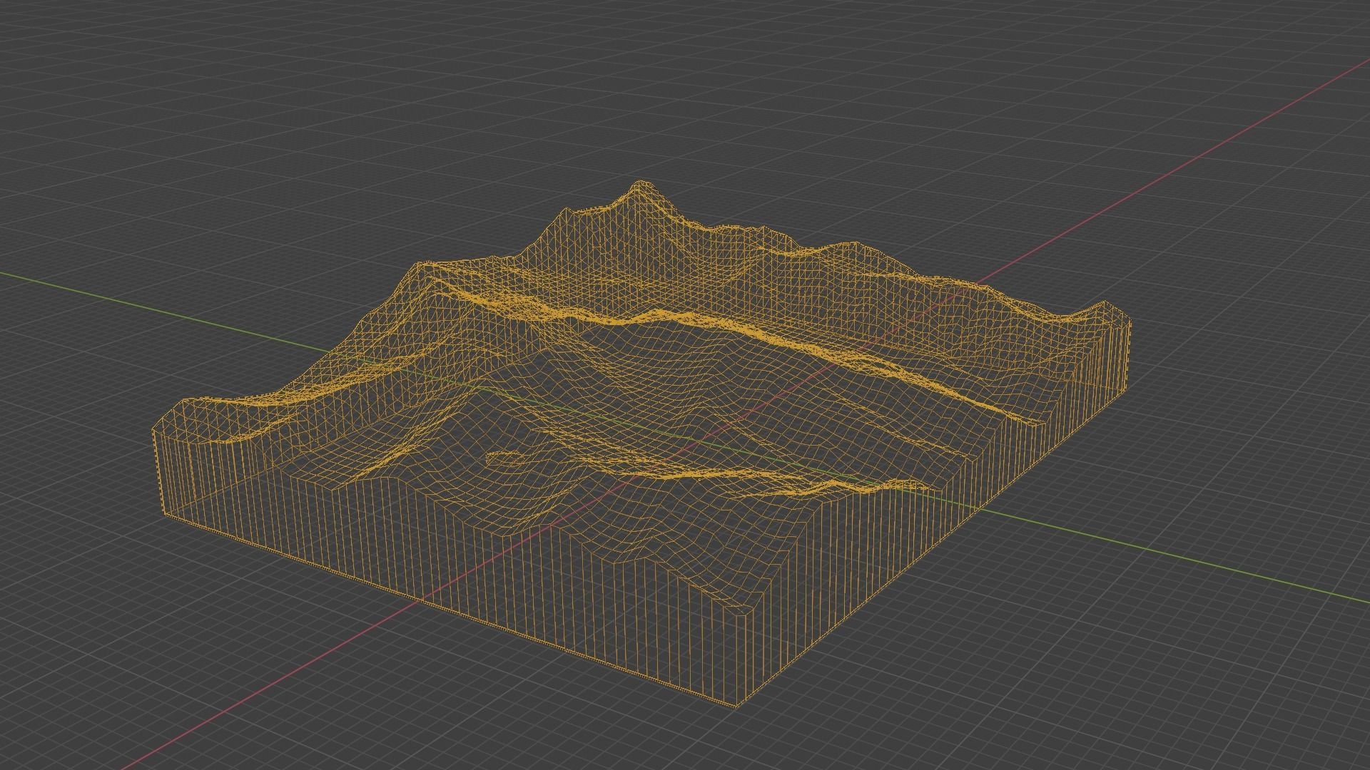 Baltistan Peak Mountain Low-poly 3D model_8