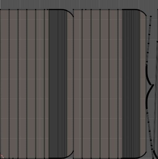 Modern futuristic chest of drawers 3D model_12