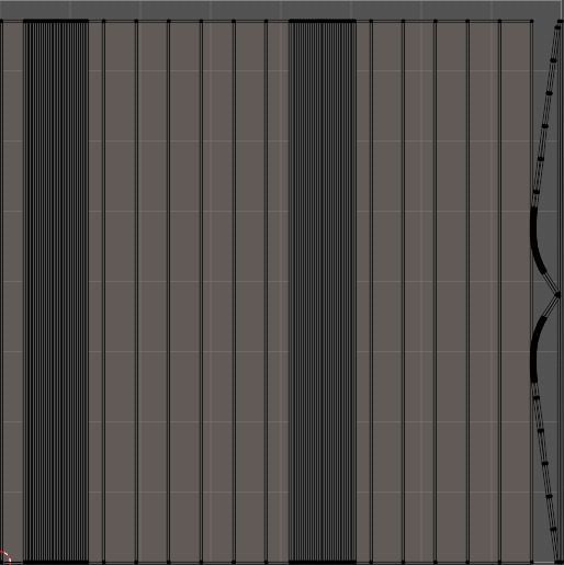 Modern futuristic chest of drawers 3D model_11