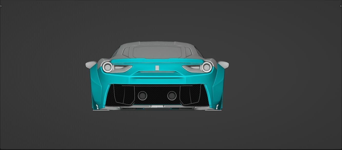 Ferrari 488 Monaco X DDC Custom Bodykit 3D model_1