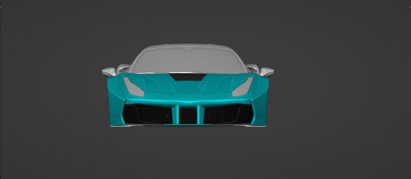 Ferrari 488 Monaco X DDC Custom Bodykit 3D model_2