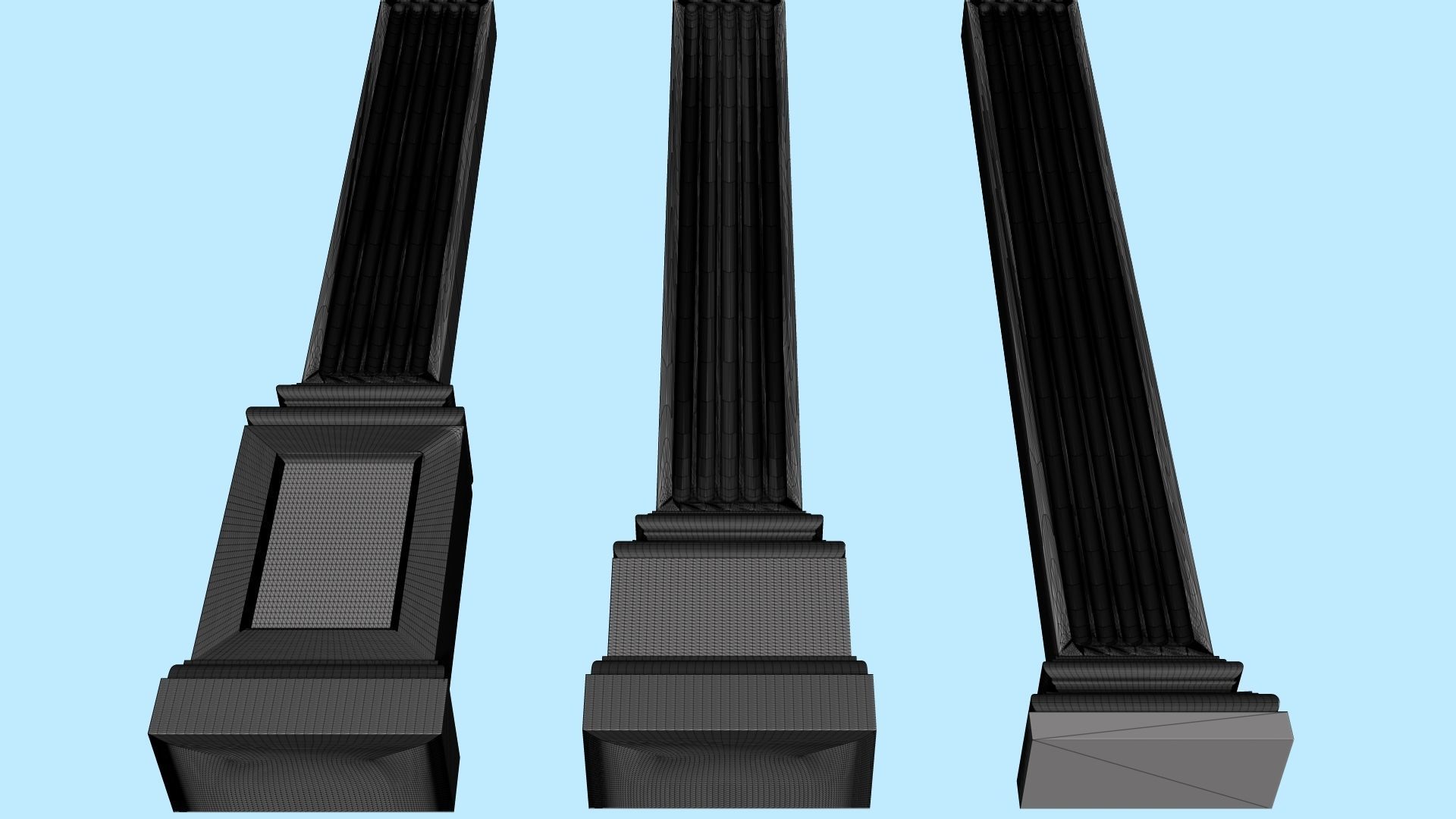 Decorative pilasters 3D model_11