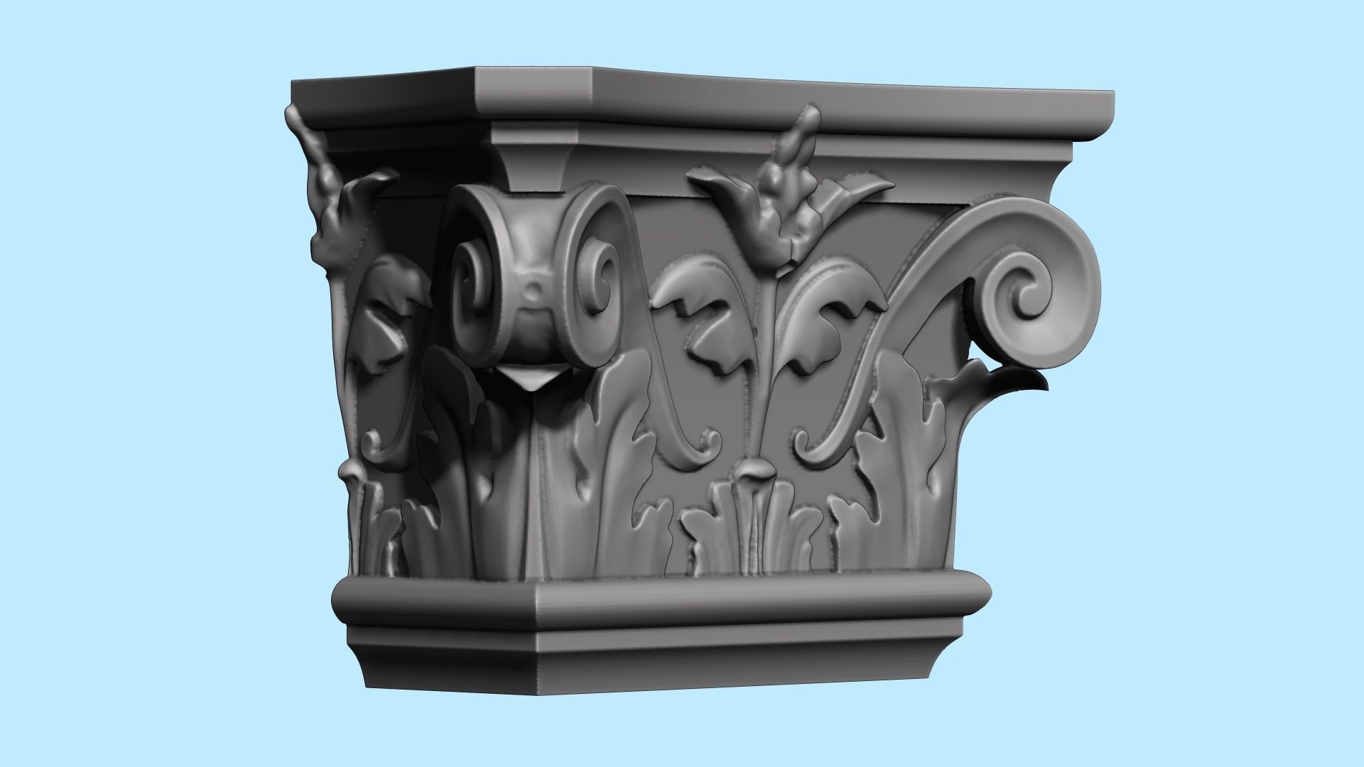 Decorative pilasters 3D model_4