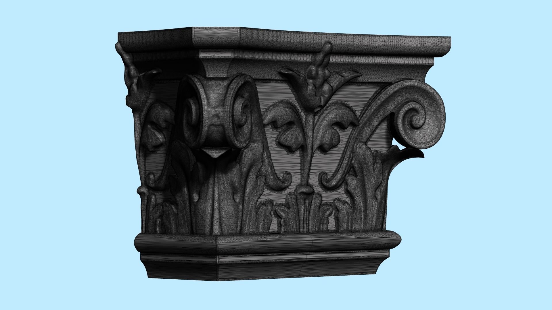 Decorative pilasters 3D model_5