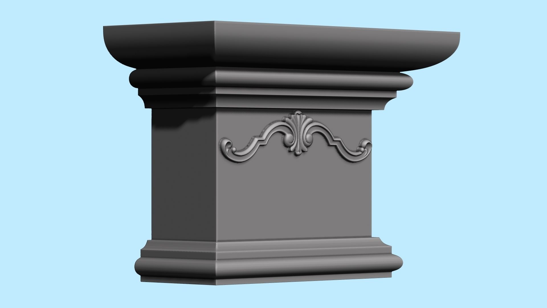 Decorative pilasters 3D model_8