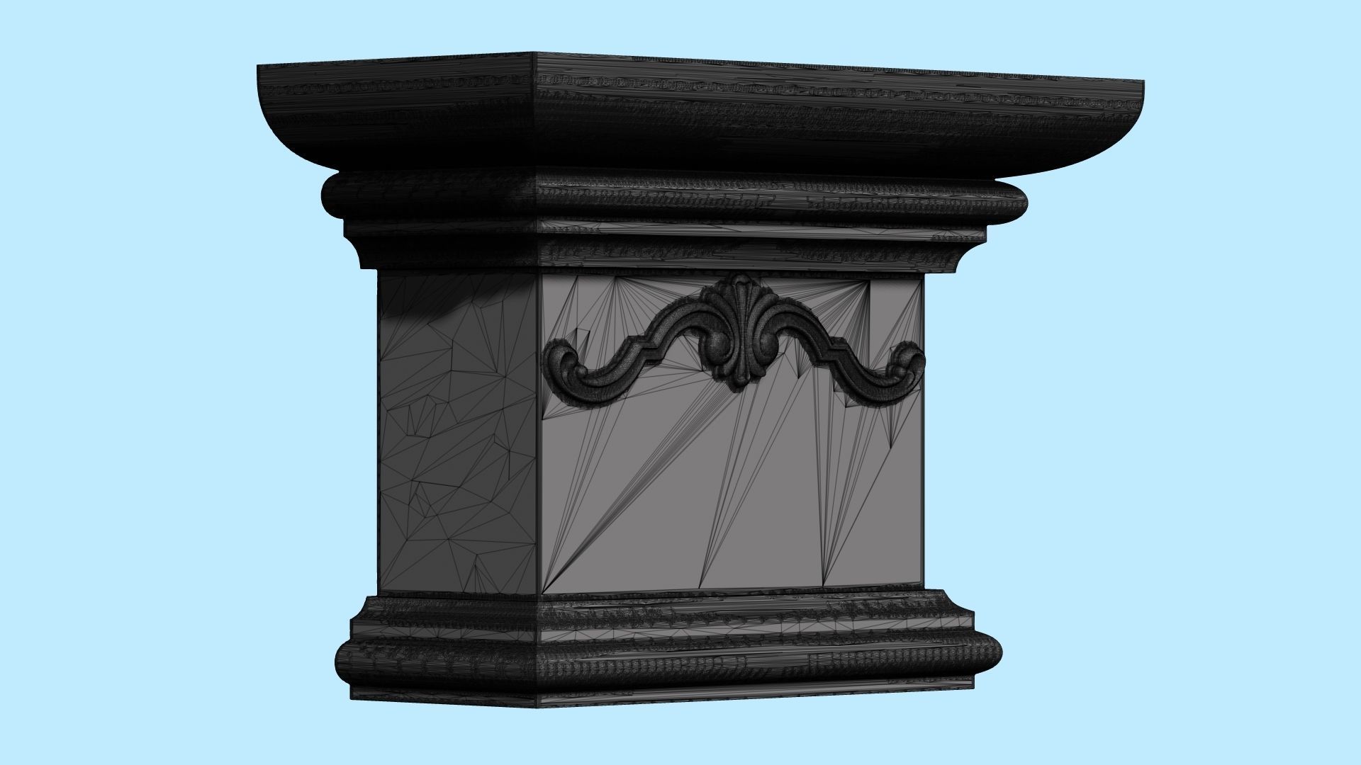 Decorative pilasters 3D model_9