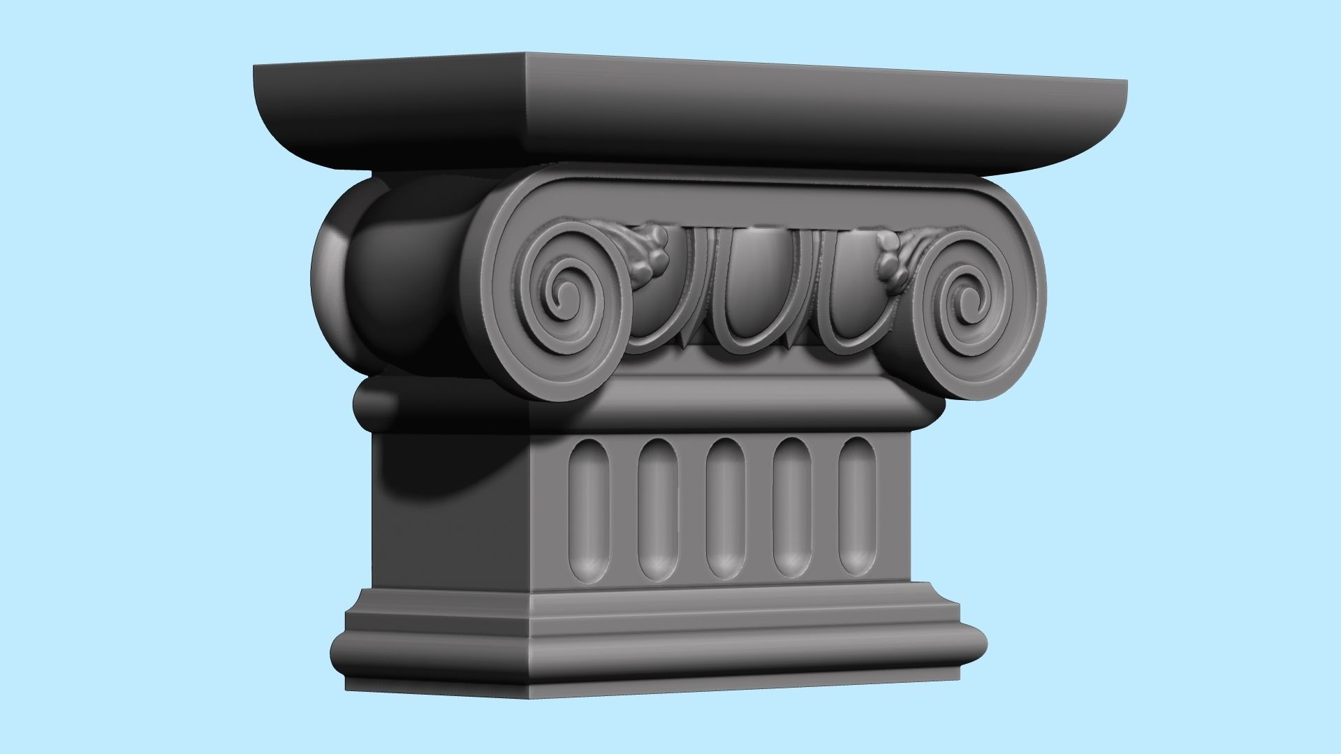 Decorative pilasters 3D model_6