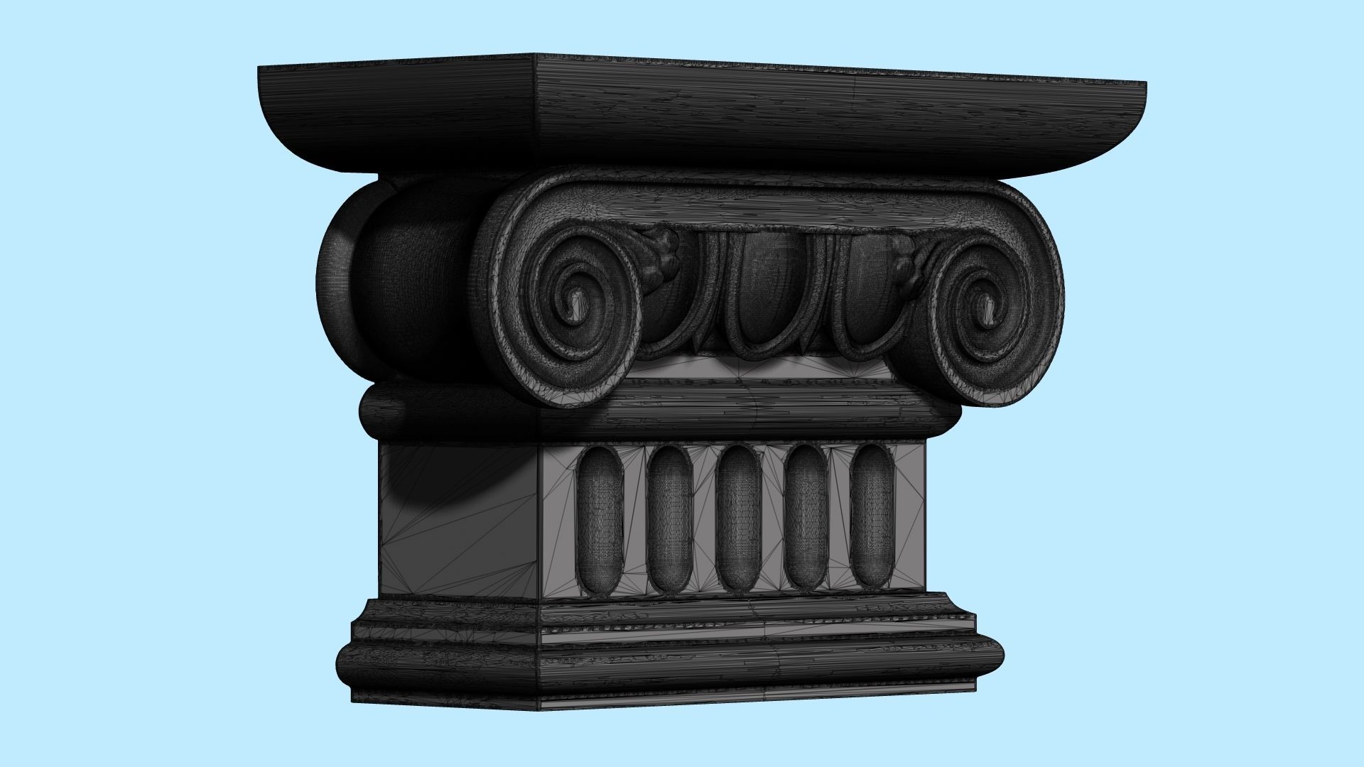 Decorative pilasters 3D model_7