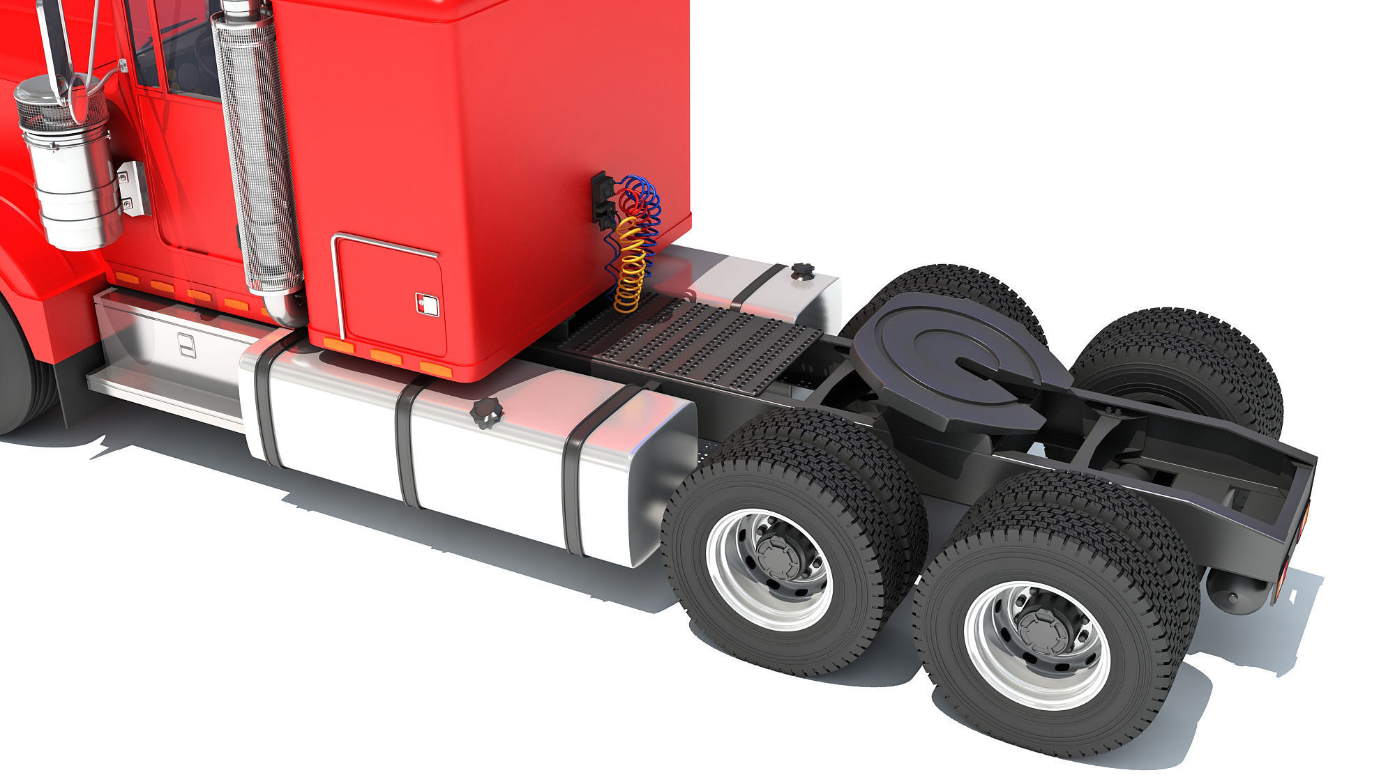 Semi Truck 3D model_13