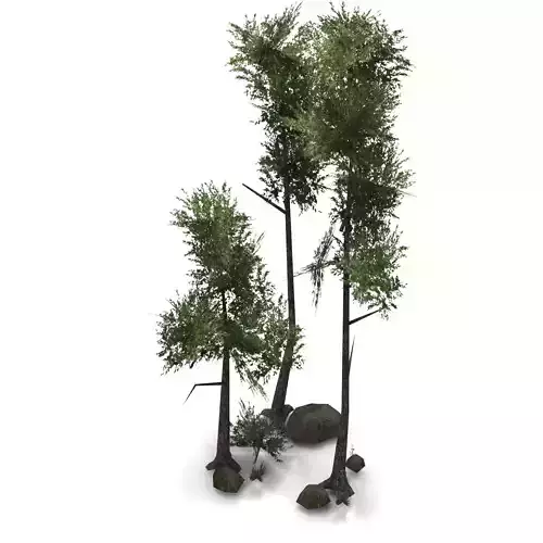 Low Poly Tree 02 - Game Ready Natural