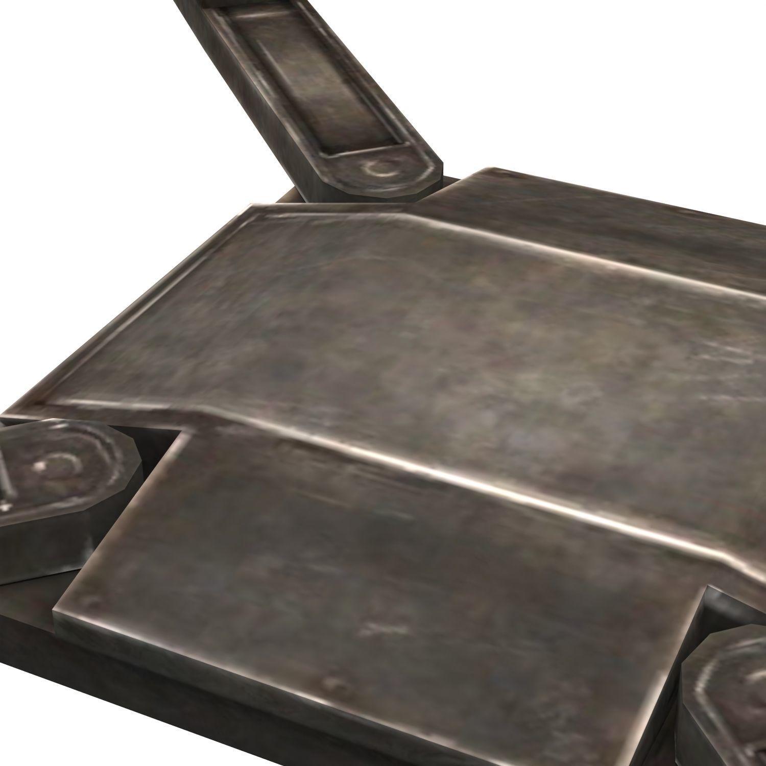 Low Poly CarLift - Game Ready Prop Low-poly 3D model_9