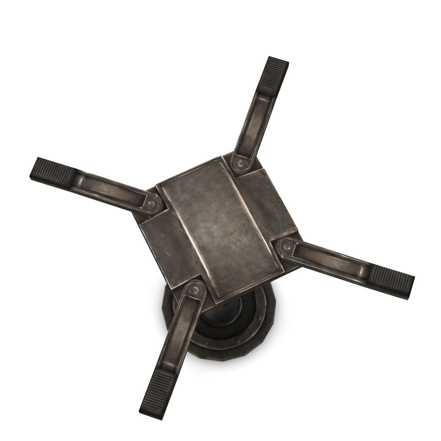 Low Poly CarLift - Game Ready Prop Low-poly 3D model_3