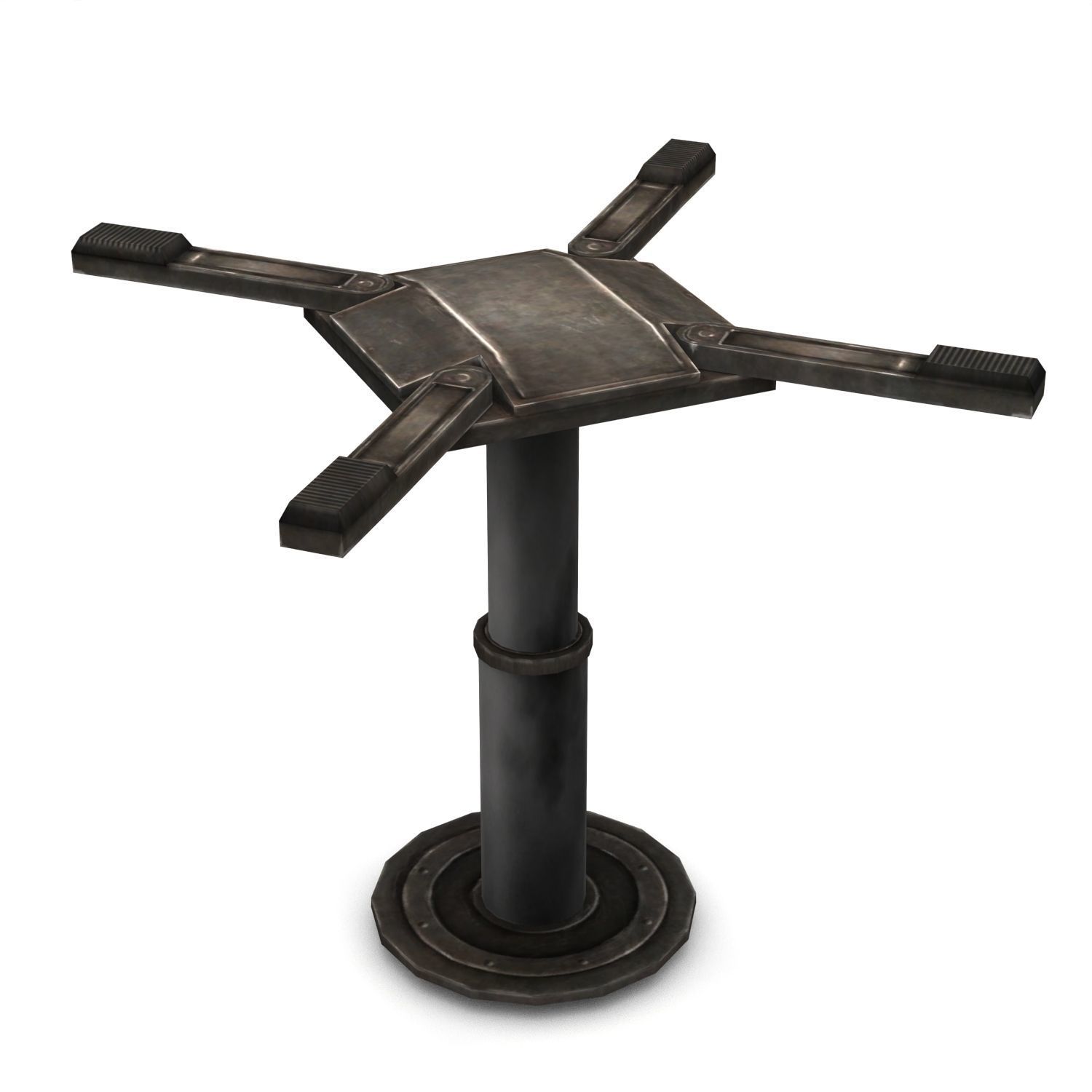 Low Poly CarLift - Game Ready Prop Low-poly 3D model_2