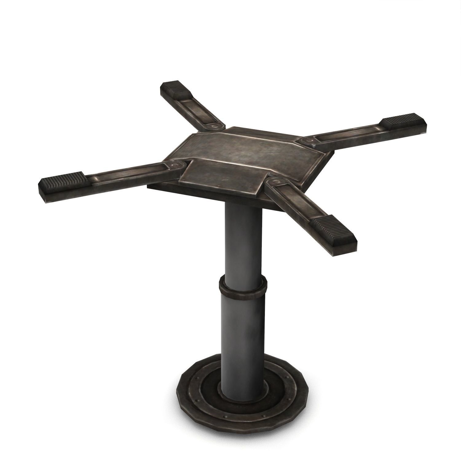 Low Poly CarLift - Game Ready Prop Low-poly 3D model_10