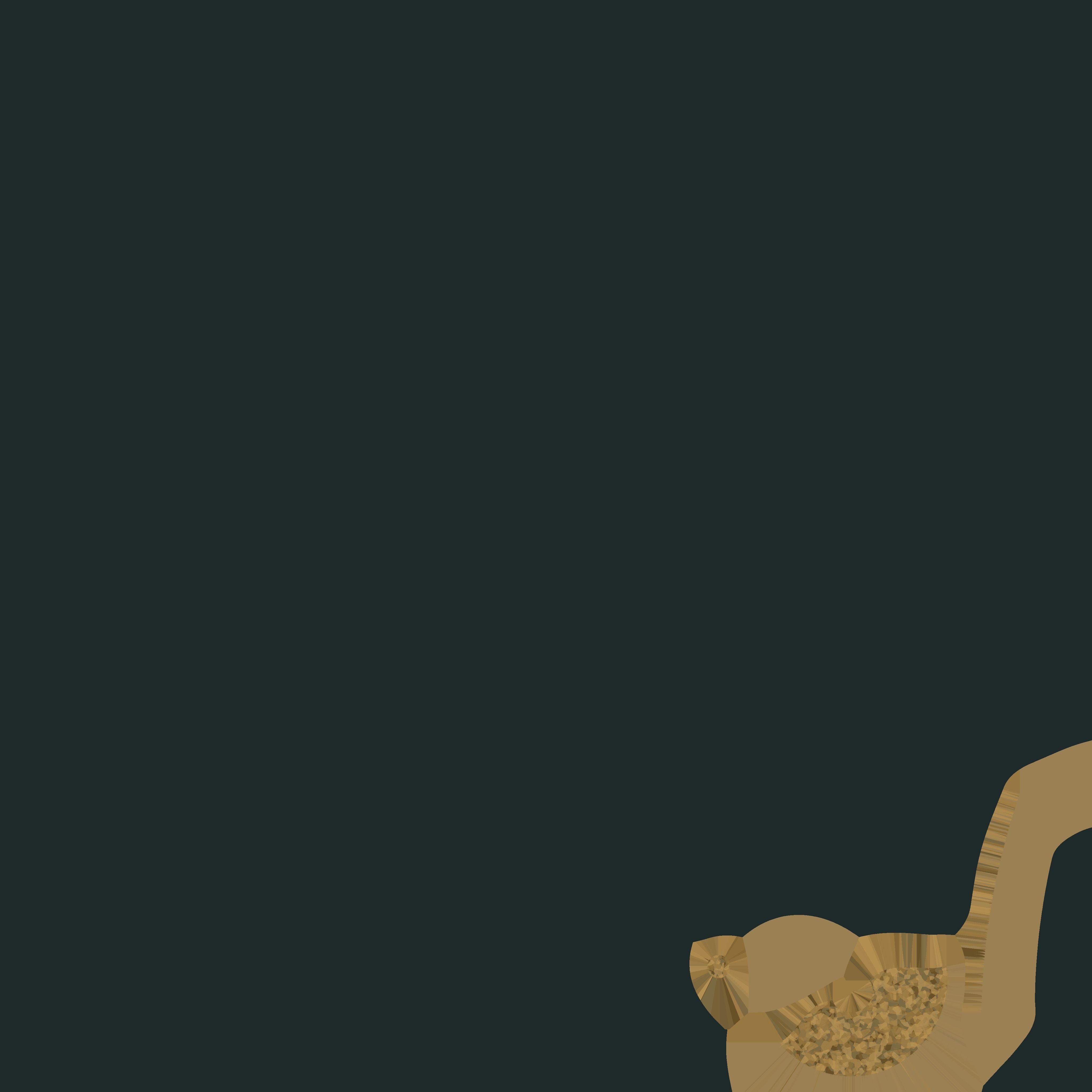 Whiskey bottles Low-poly 3D model_19