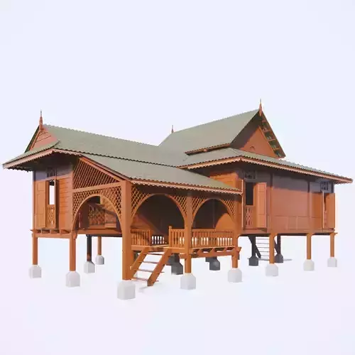 Rumah Limas Potong Perak Traditional Malay Architecture