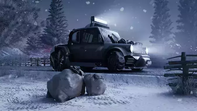 A10-Race Truck Free 3D model