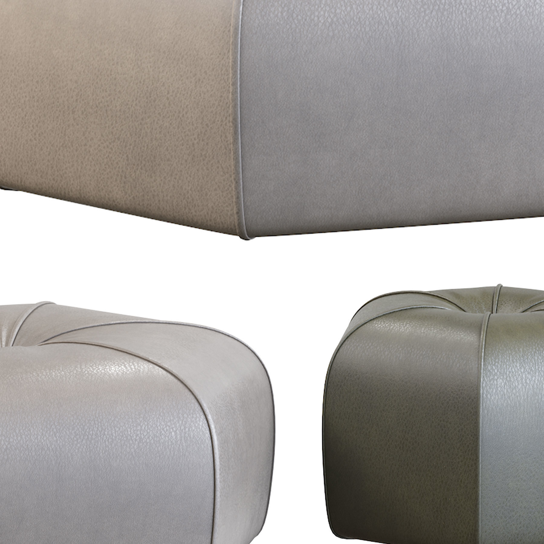 Pouf Kingsley 3D model_7