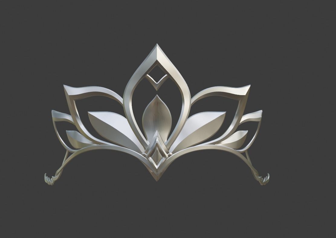 Sindel diadem - Fatal Attractor 3D print model_2