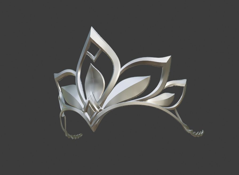 Sindel diadem - Fatal Attractor 3D print model_7