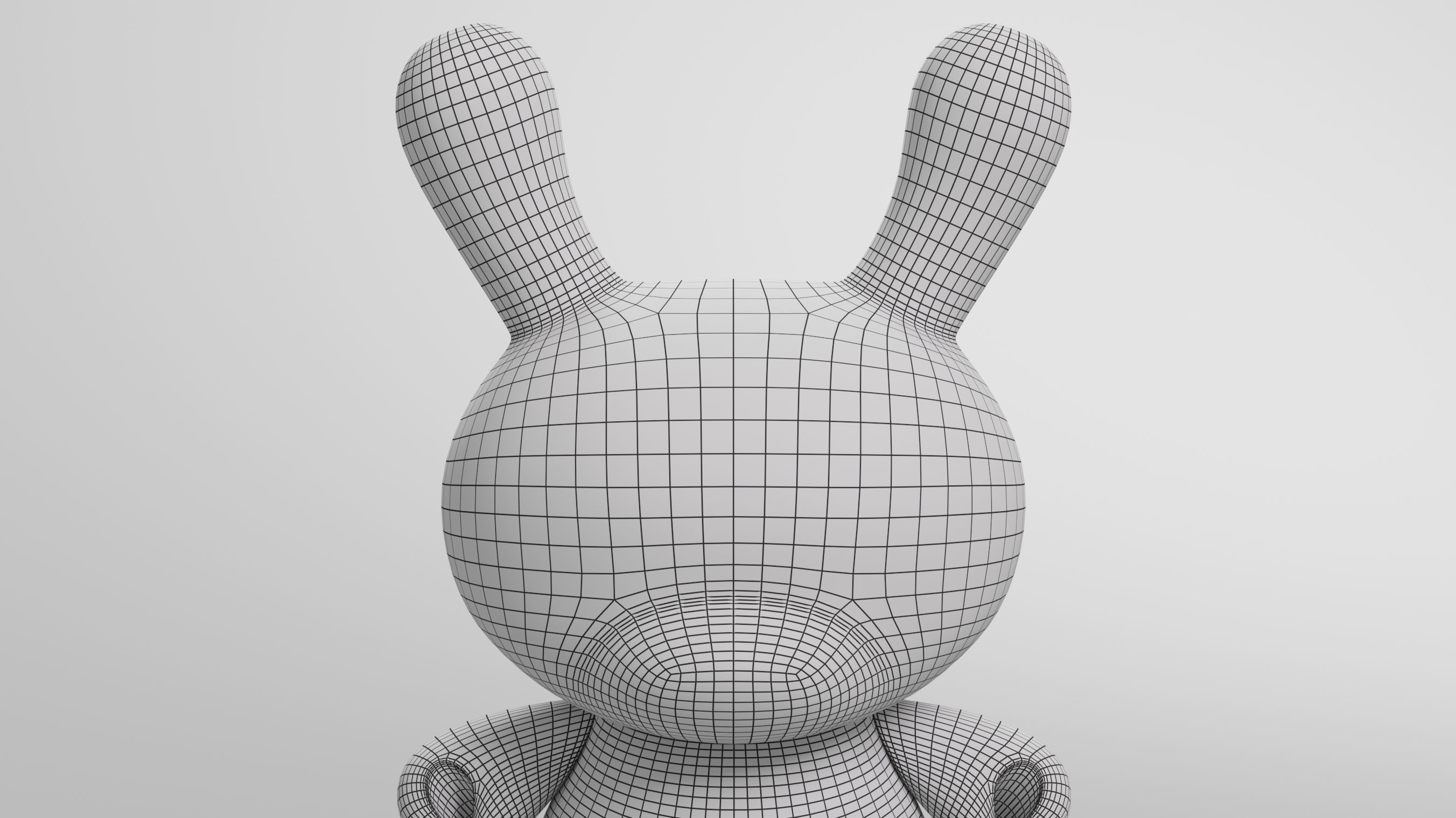 Kidrobot Cash Wolf Green 5 inch Dunny by Josh Divine 3D model_3