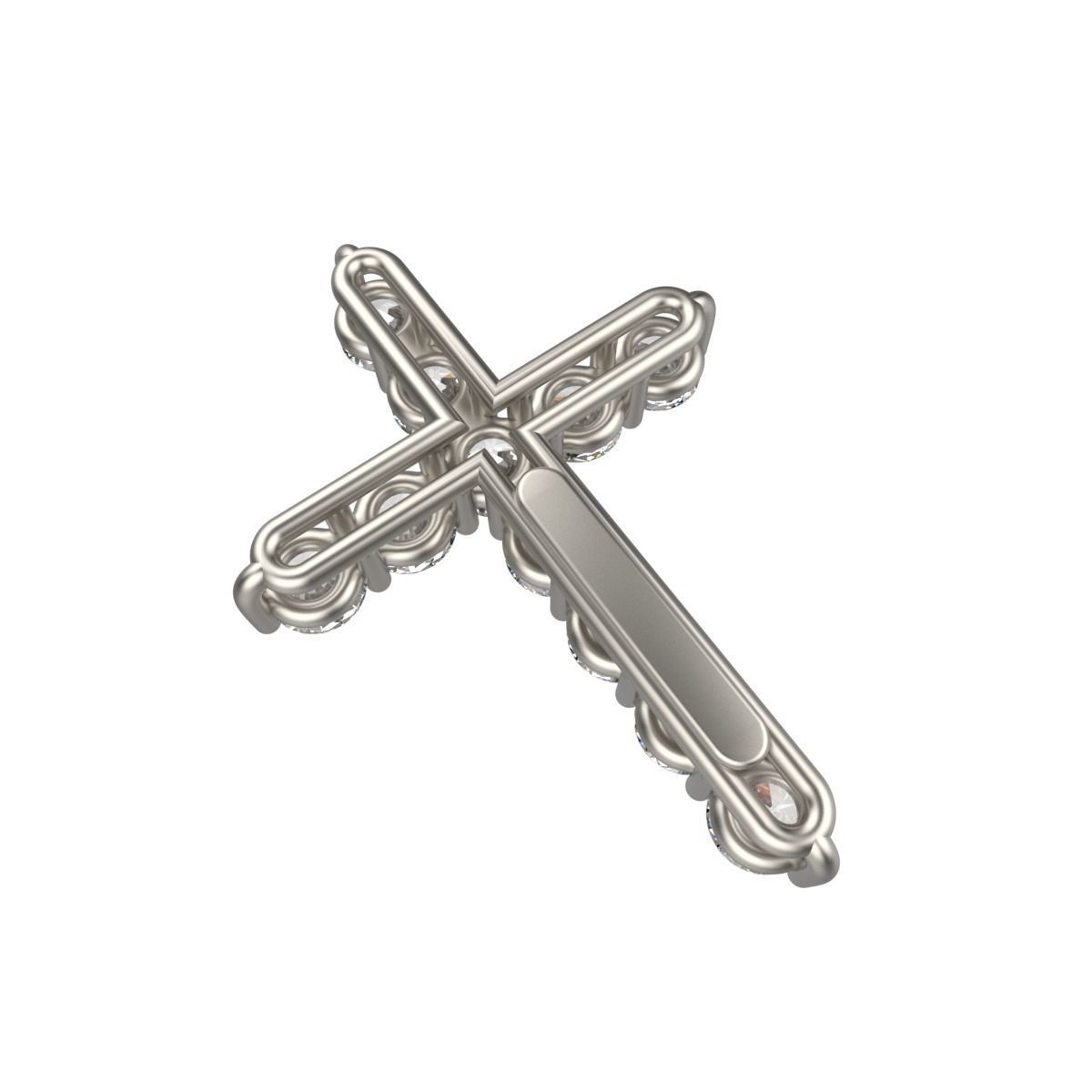 Diamond Cross 3D print model_10