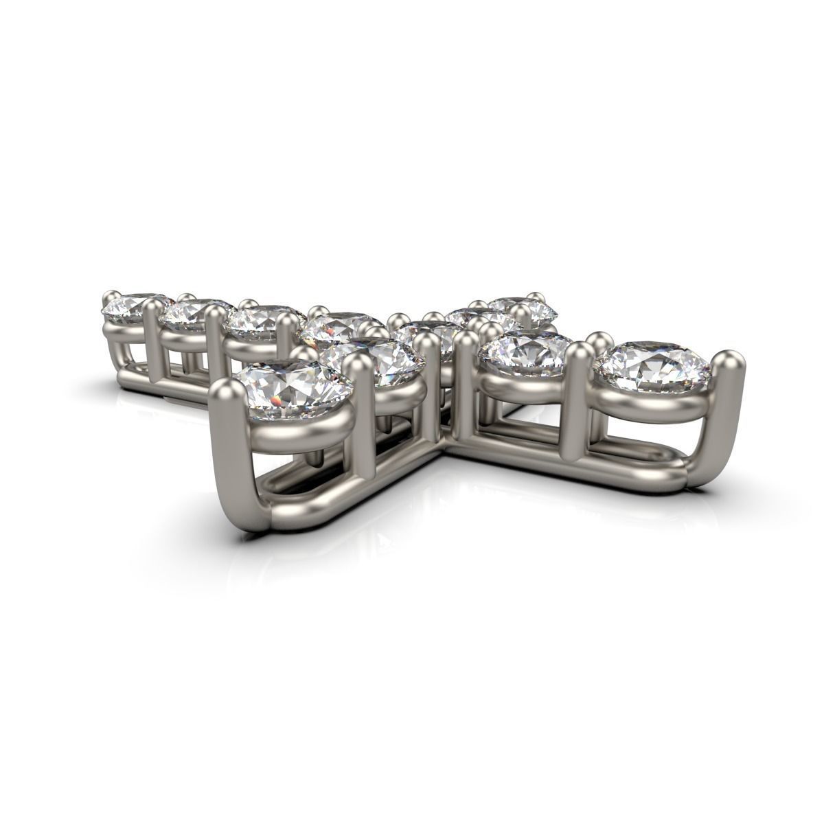 Diamond Cross 3D print model_9