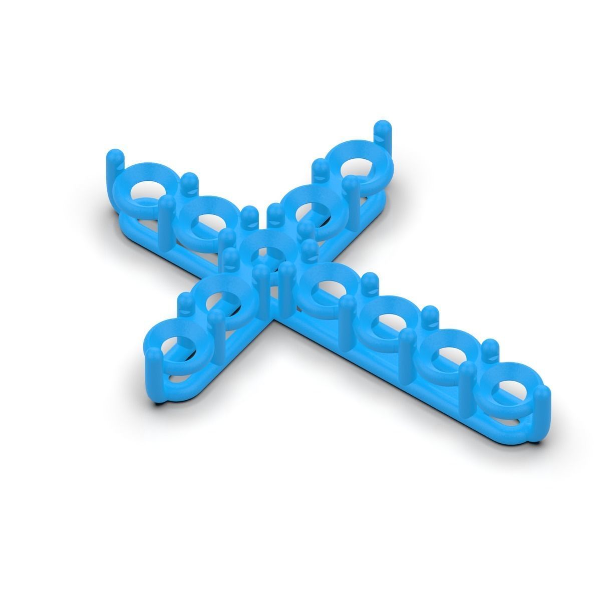Diamond Cross 3D print model_4