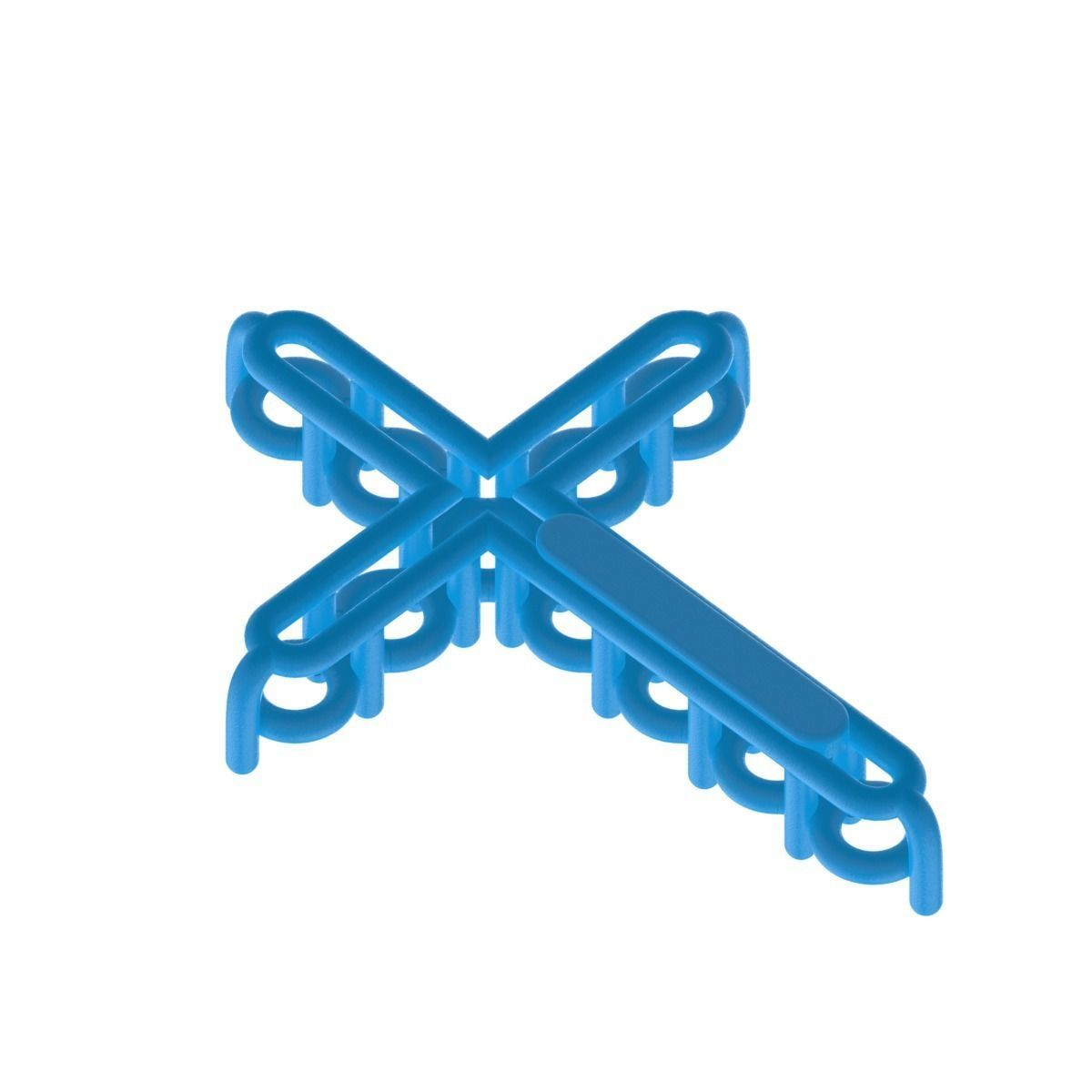 Diamond Cross 3D print model_5