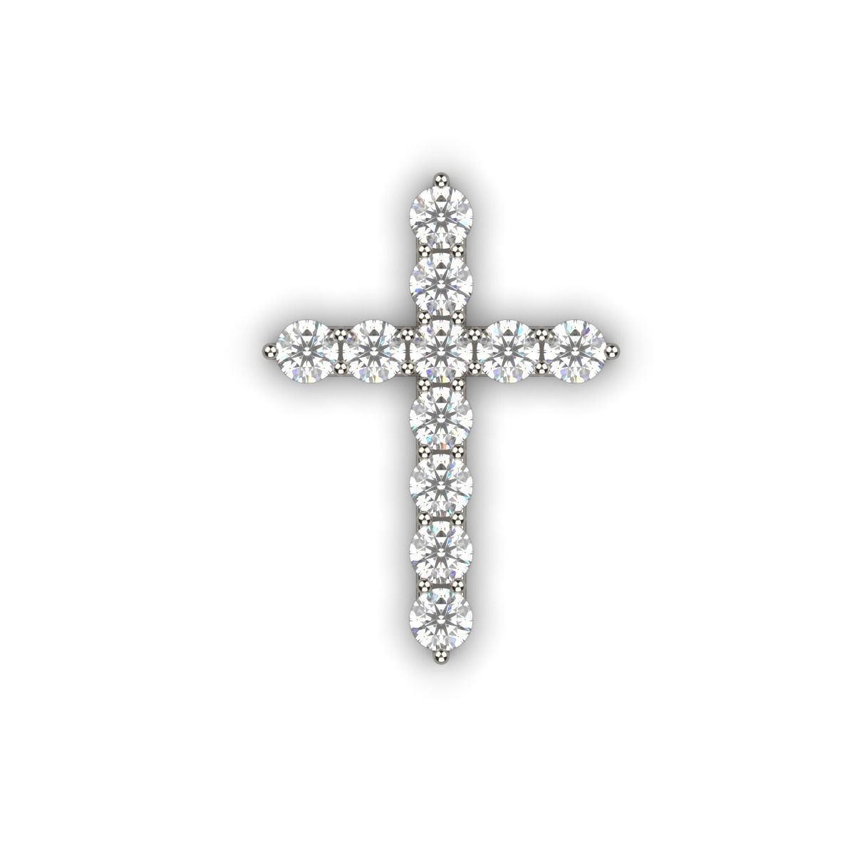 Diamond Cross 3D print model_1