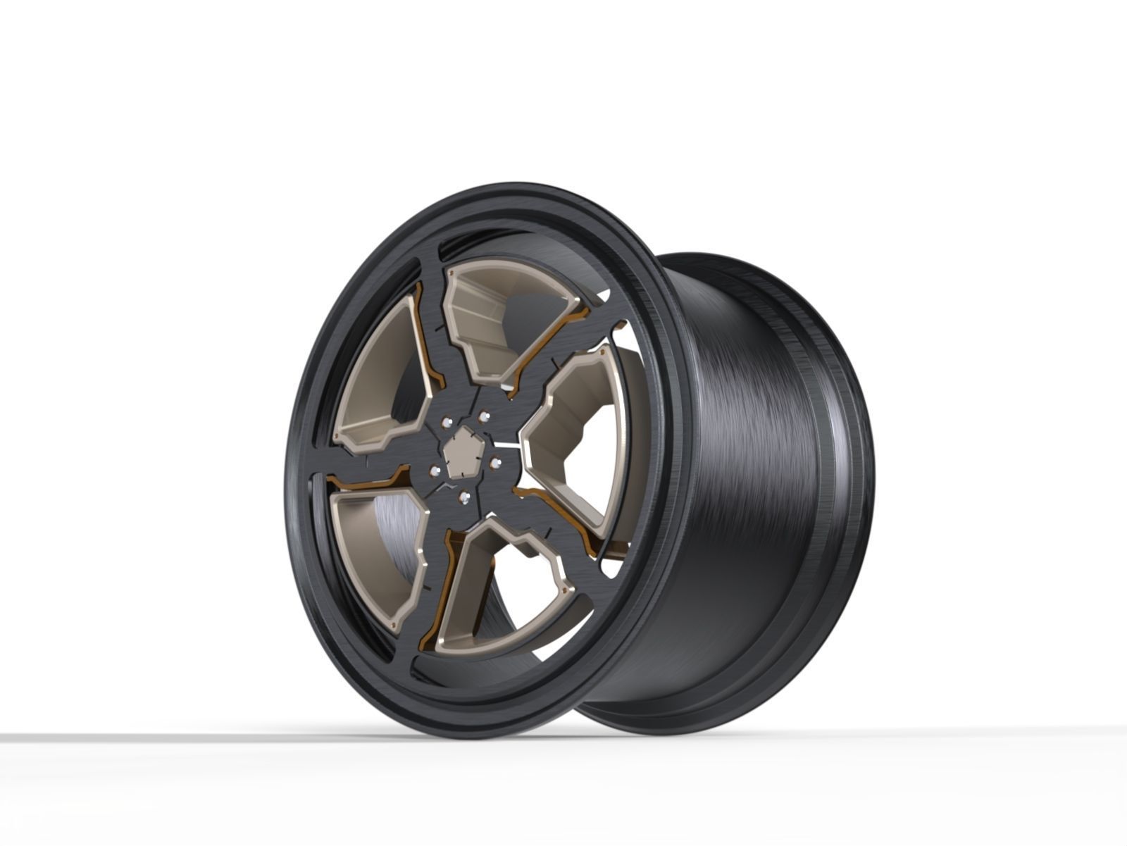 Rims Ender auto carbon  3D model_1