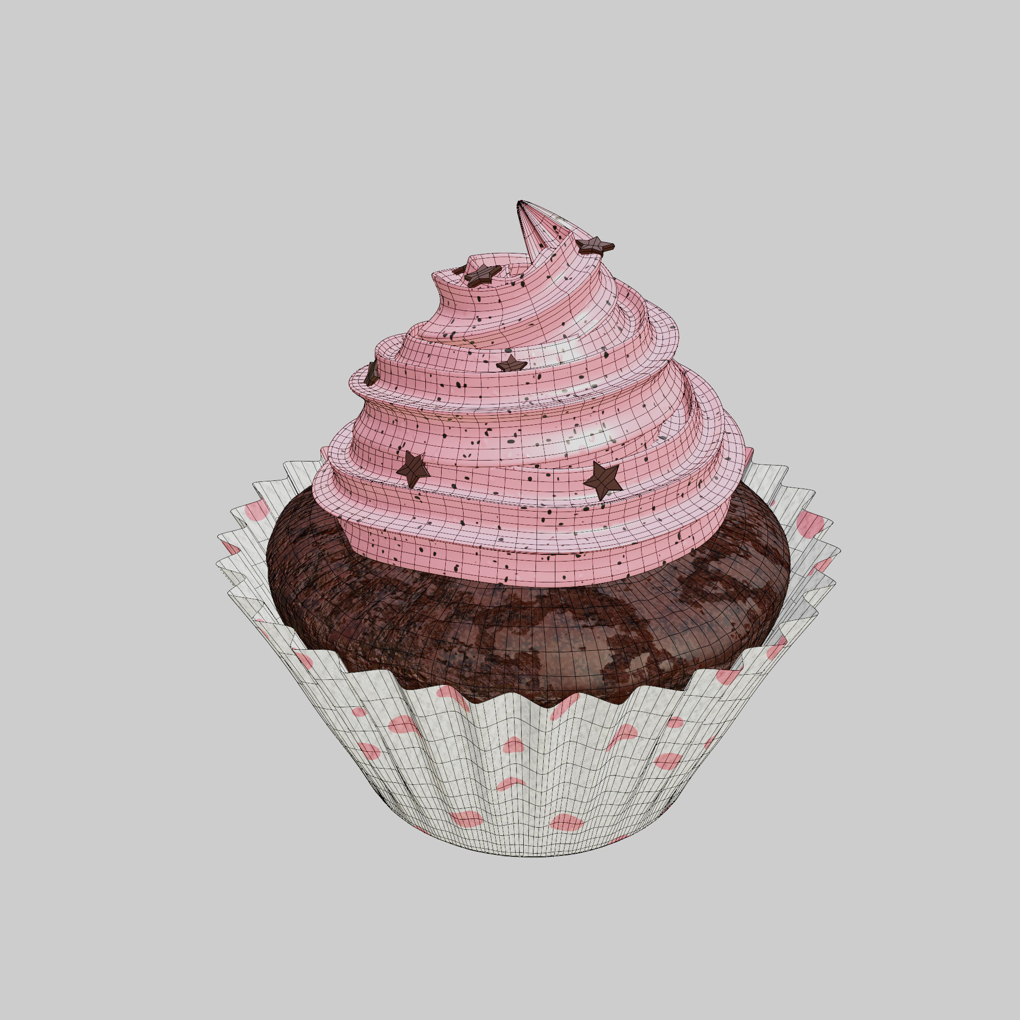 Muffin 3d model pack 3D model_3