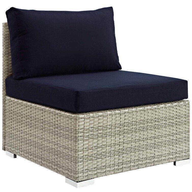 Heinrich Wicker Rattan Seating Group  3D model_4