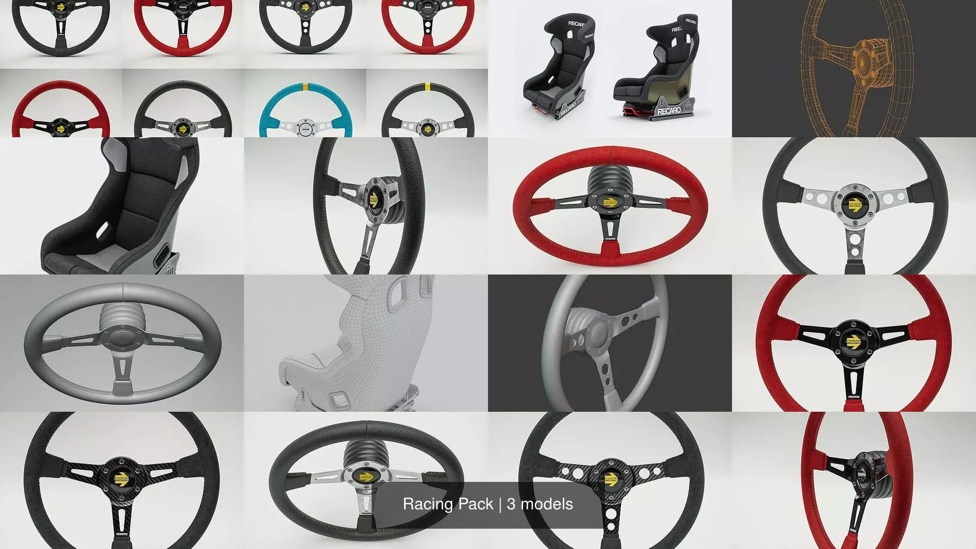 Racing Pack 3D Model Collection_0