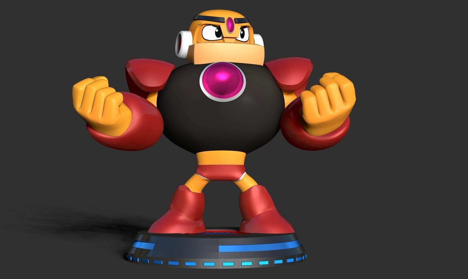 Guts Man - Mega Man Fanart 3D print model_6