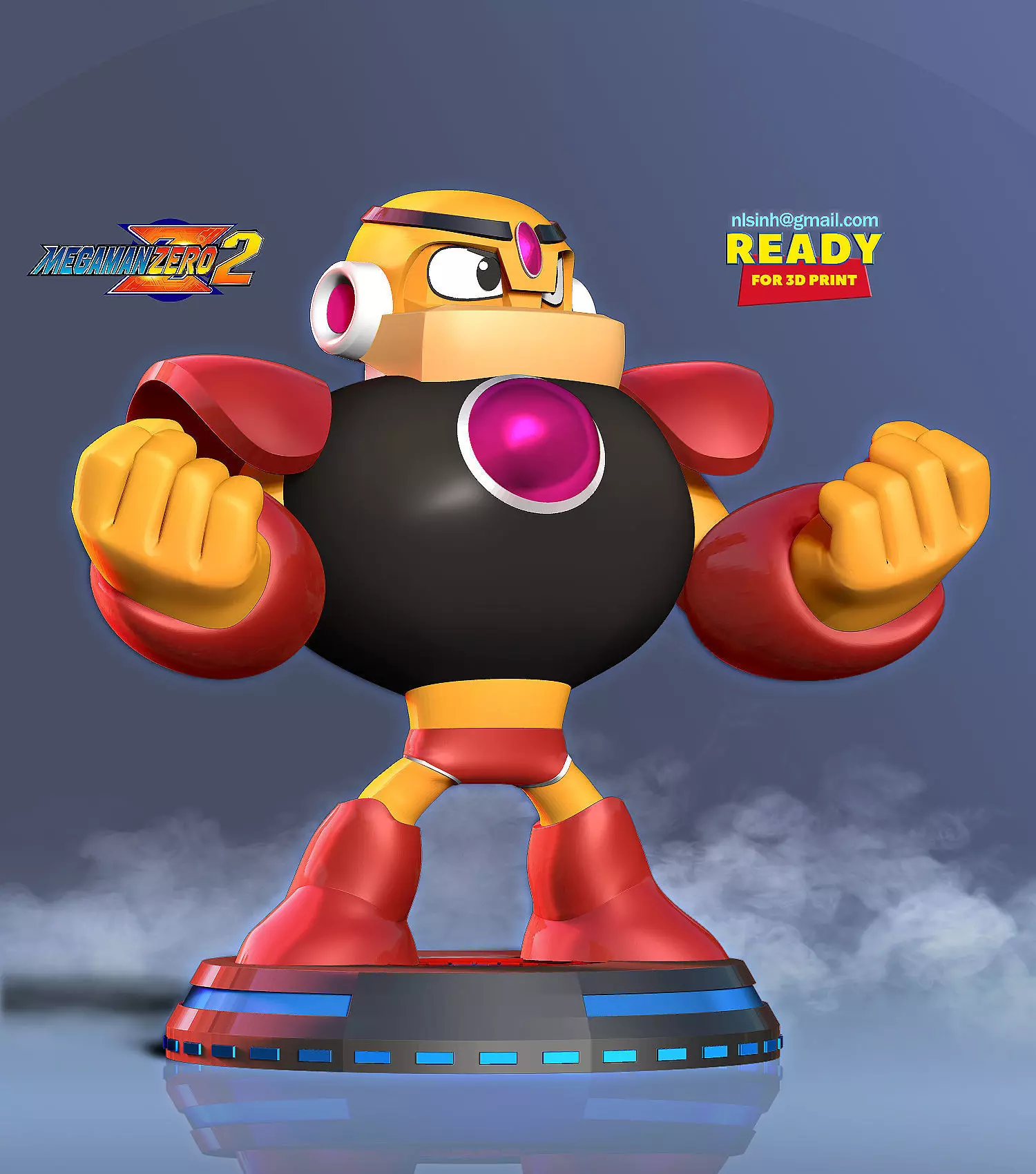 Guts Man - Mega Man Fanart 3D print model_0