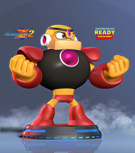 Guts Man - Mega Man Fanart 3D print model