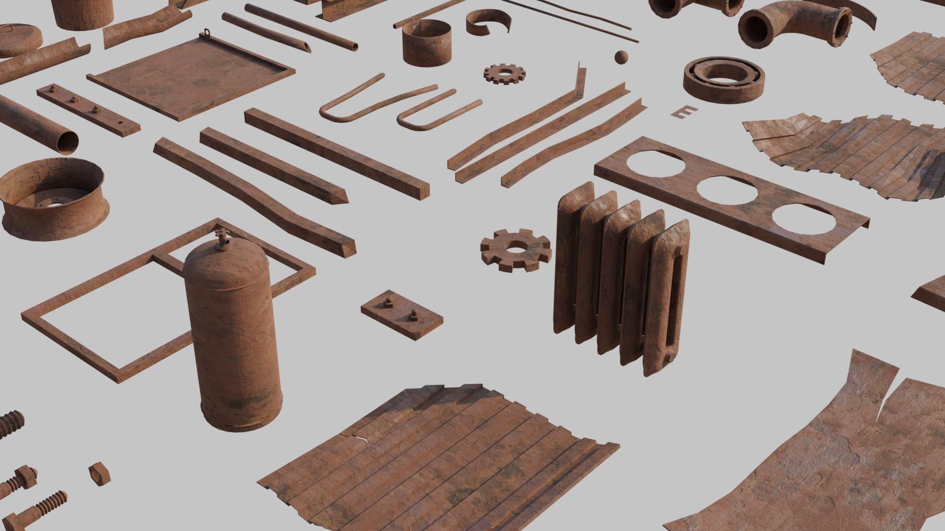 Metal Scrap 3D model_4